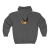 Black Cat Leaping Through Magic Hoodie Hoodie - Blululi