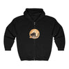 Black Cat & Moon Halloween Hoodie Hoodie - Blululi