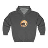 Black Cat & Moon Halloween Hoodie Hoodie - Blululi