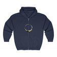 Black Cat Moon Hoodie - Whimsical Design Hoodie - Blululi