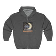 Black Cat Moonlight Hoodie - Night Sky Design Hoodie - Blululi