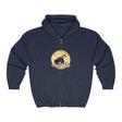 Black Cat Moonlit Hoodie - Halloween Vibes Hoodie - Blululi