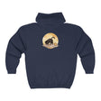 Black Cat Moonlit Hoodie - Halloween Vibes Hoodie - Blululi
