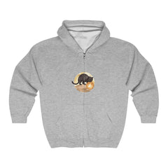 Black Cat Moonlit Playtime Hoodie Hoodie - Blululi
