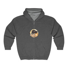 Black Cat Moonlit Playtime Hoodie Hoodie - Blululi