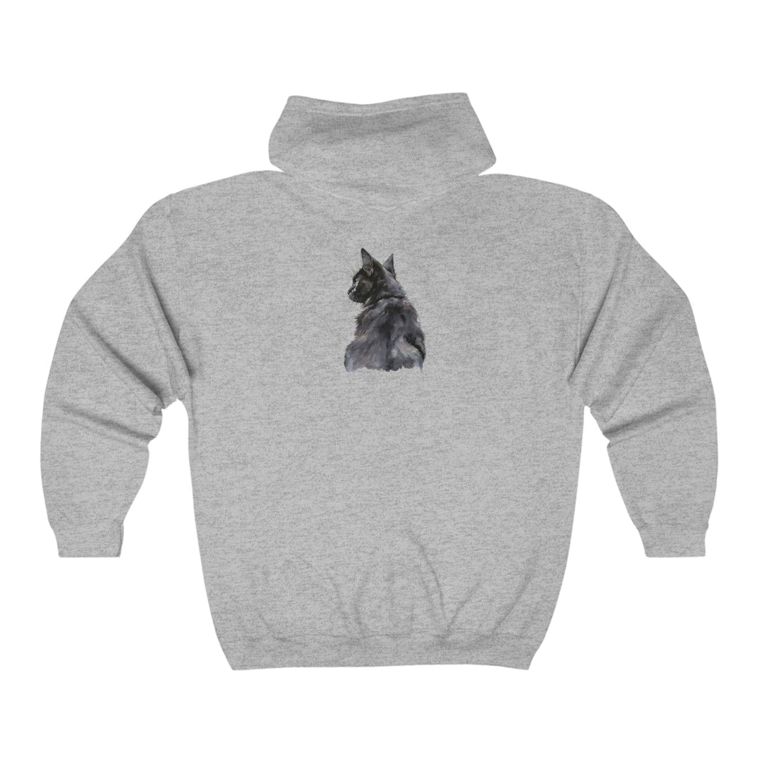 Black Cat Mystery Hoodie Hoodie - Blululi