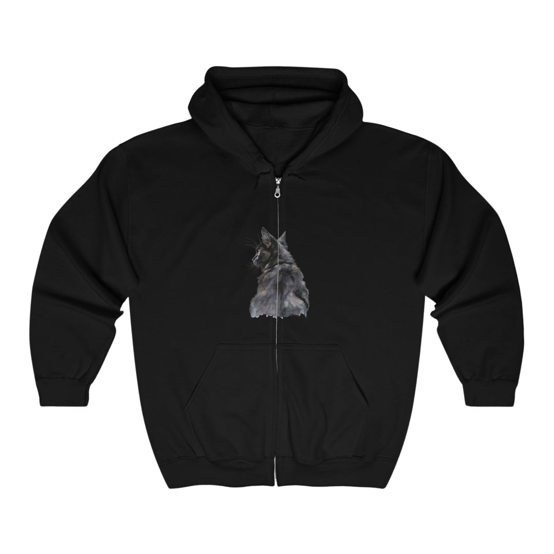 Black Cat Mystery Hoodie Hoodie - Blululi