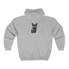 Black Cat Mystique Hoodie - Spooky & Stylish Hoodie - Blululi