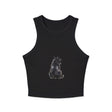 Black Cat Racerback Tank - Feline Fashion Tank Top - Blululi