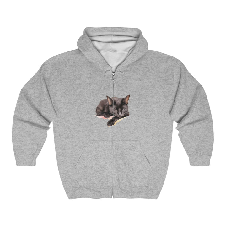 Black Cat Sleep Hoodie - Cozy & Cute Hoodie - Blululi