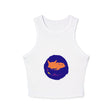 Black Cat Sleeping in Bowl Watercolor Tank Top Tank Top - Blululi