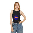 Black Cat Sleeping in Bowl Watercolor Tank Top Tank Top - Blululi