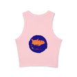 Black Cat Sleeping in Bowl Watercolor Tank Top Tank Top - Blululi