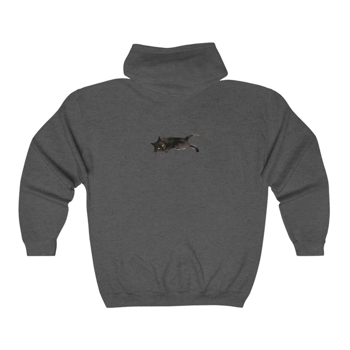 Black Cat Slumber Hoodie - Cozy & Stylish Hoodie - Blululi