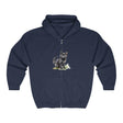 Black Cat Watercolor Hoodie - Cozy & Stylish Hoodie - Blululi