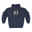 Black Cat Watercolor Hoodie - Cute & Whimsical Hoodie - Blululi
