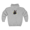 Black Cat Watercolor Hoodie - Feline Fashion Hoodie - Blululi