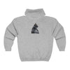 Black Cat Watercolor Hoodie - Mysterious Charm Hoodie - Blululi