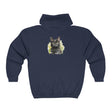 Black Cat Watercolor Hoodie - Mystical & Cozy Hoodie - Blululi