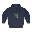 Black Cat Watercolor Hoodie - Mystical Feline Hoodie - Blululi