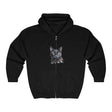 Black Cat Watercolor Hoodie - Mystical Feline Hoodie - Blululi
