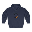 Black Cat Watercolor Hoodie - Mystical Moon Design Hoodie - Blululi