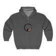 Black Cat Watercolor Hoodie - Mystical Moon Design Hoodie - Blululi