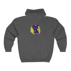 Black Cat Watercolor Hoodie - Mystical Pet Design Hoodie - Blululi
