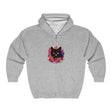 Black Cat Watercolor Hoodie - Mystical Pet Design Hoodie - Blululi