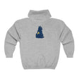 Black Cat Watercolor Hoodie - Mystical Pet Design Hoodie - Blululi