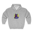 Black Cat Watercolor Hoodie - Mystical Pet Design Hoodie - Blululi