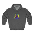 Black Cat Watercolor Hoodie - Mystical Pet Design Hoodie - Blululi