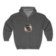 Black Cat Watercolor Hoodie - Mystical Pet Design Hoodie - Blululi