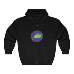 Black Cat Watercolor Hoodie - Mystical Pet Design Hoodie - Blululi