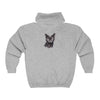 Black Cat Watercolor Hoodie - Mystical & Soft Hoodie - Blululi