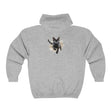 Black Cat Watercolor Hoodie - Playful & Joyful Hoodie - Blululi