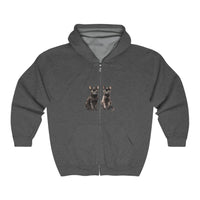 Black Cat Watercolor Hoodie - Spooky Chic Hoodie - Blululi