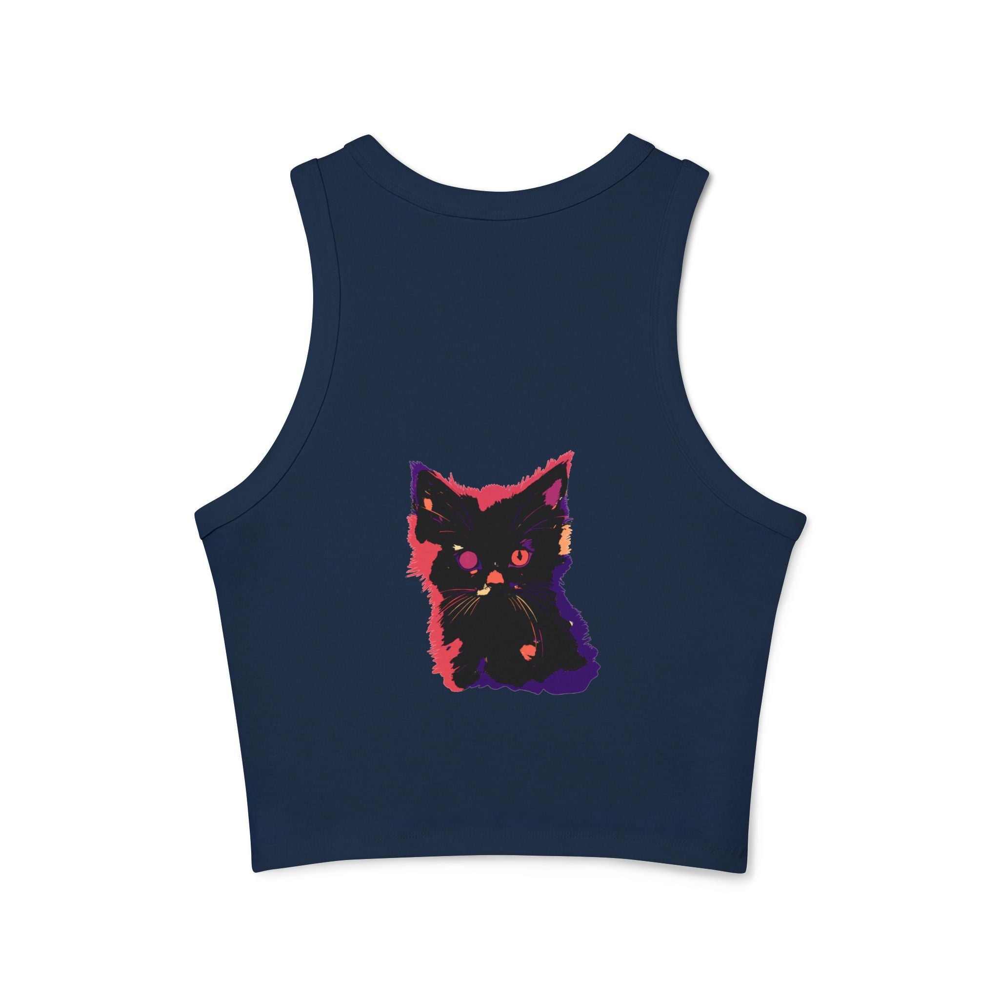 Black Cat Watercolor Racerback Tank Top - Cute & Stylish Tank Top - Blululi