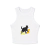 Black Cat Watercolor Racerback Tank Top - Mysterious & Cool Tank Top - Blululi