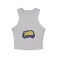 Black Cat Watercolor Racerback Tank Top - Sleep Tight! Tank Top - Blululi