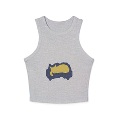 Black Cat Watercolor Racerback Tank Top - Sleep Tight! Tank Top - Blululi