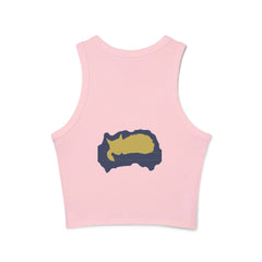 Black Cat Watercolor Racerback Tank Top - Sleep Tight! Tank Top - Blululi