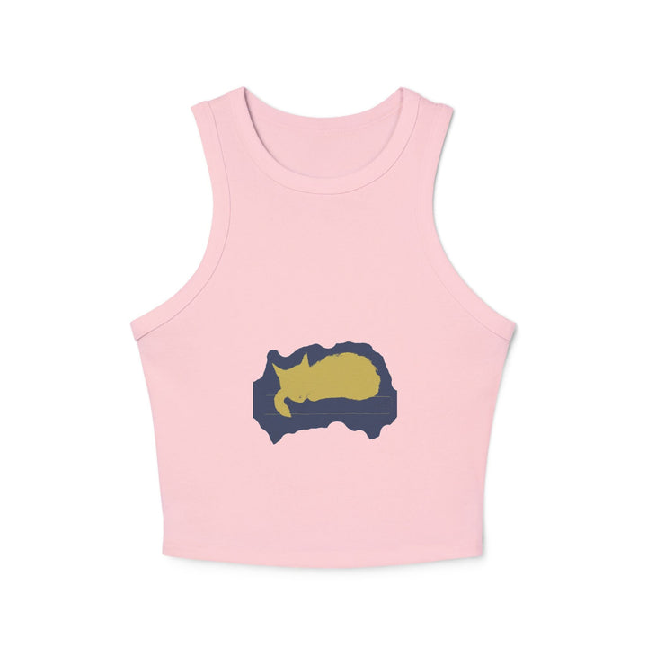 Black Cat Watercolor Racerback Tank Top - Sleep Tight! Tank Top - Blululi