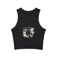 Black Cat Watercolor Racerback Tank Top Tank Top - Blululi