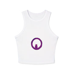 Black Cat Watercolor Racerback Tank Top Tank Top - Blululi