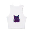 Black Cat Watercolor Racerback Tank Top Tank Top - Blululi