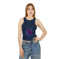 Black Cat Watercolor Racerback Tank Top Tank Top - Blululi