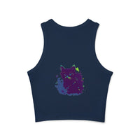 Black Cat Watercolor Racerback Tank Top Tank Top - Blululi