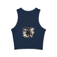 Black Cat Watercolor Racerback Tank Top Tank Top - Blululi
