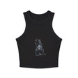 Black Cat Watercolor Racerback Tank Top Tank Top - Blululi